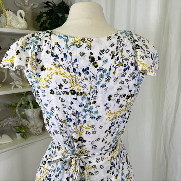 Free People French Quarter Printed Wrap Mini Dress - Picture 15 of 15